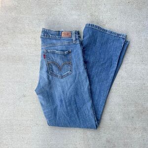 Vintage Levi’s Super Low Jeans Flare‎ Light Wash Size 9